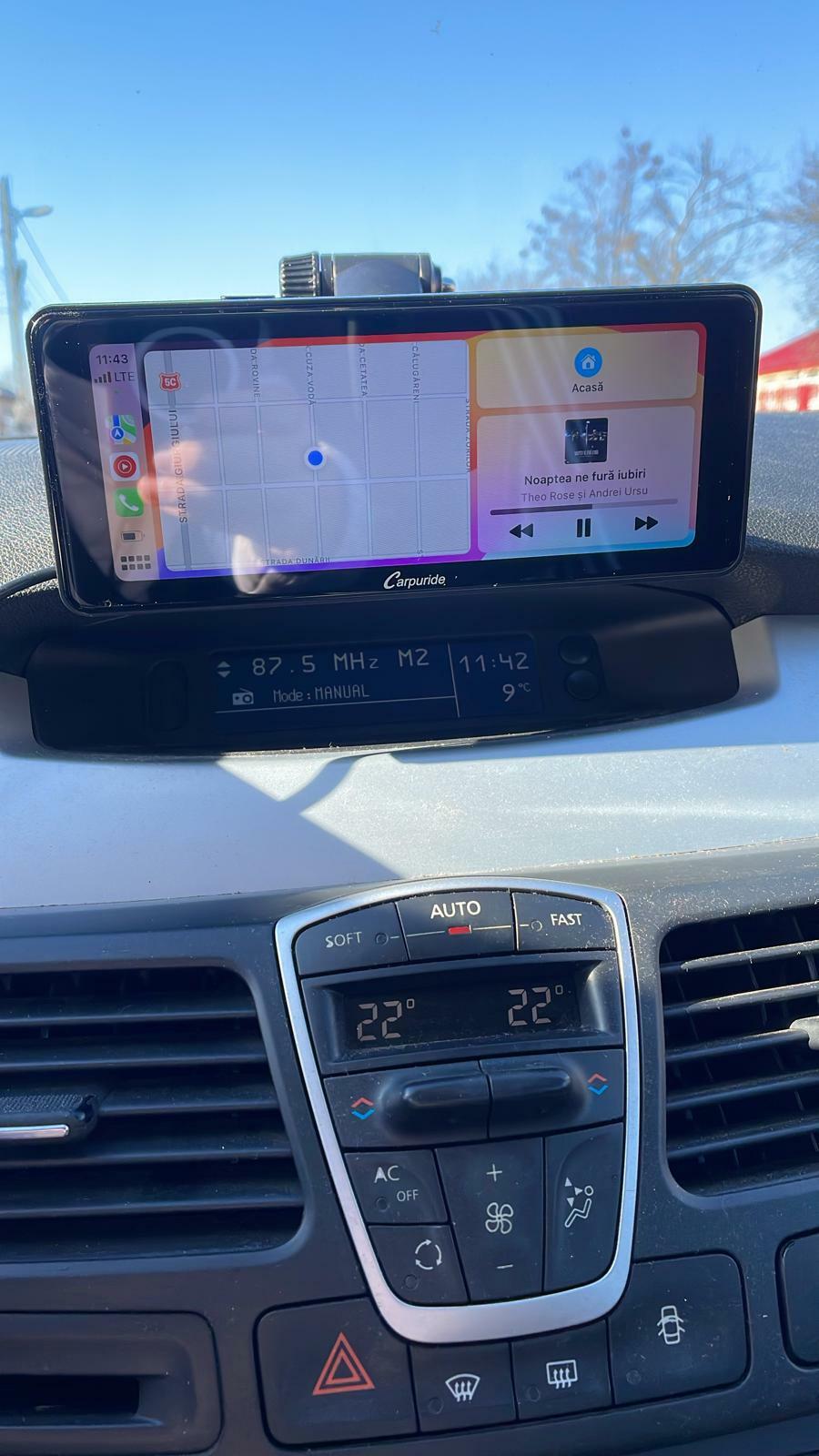 Carpuride W609 CarPlay-Display 6,86 Zoll Nachrüstung Ohne Kamera