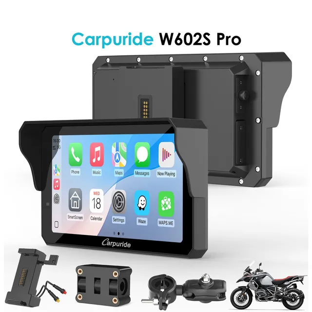 Carpuride W602S Pro CarPlay-Display 6 Zoll Motorrad ohne TPMS