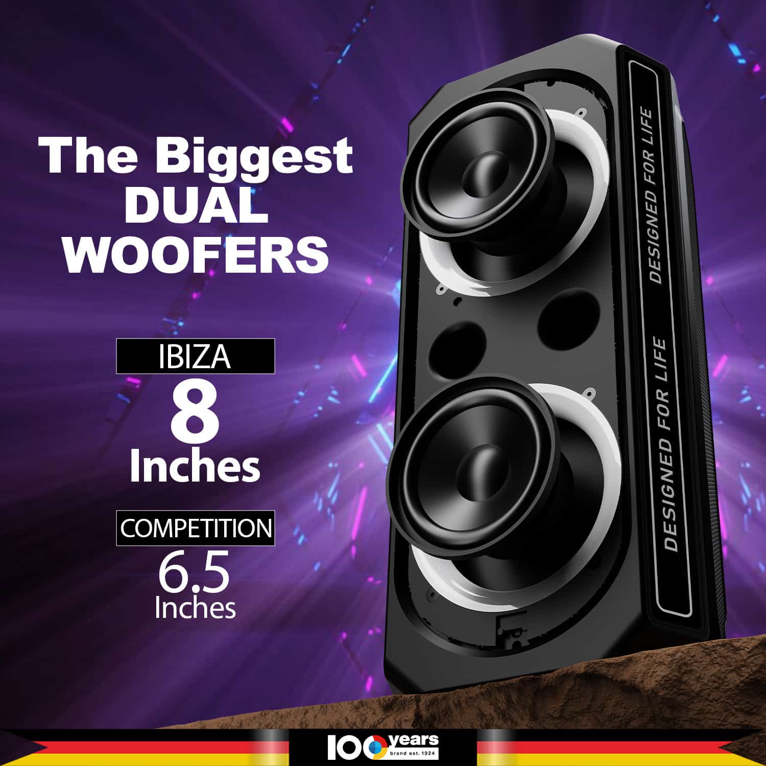 Blaupunkt Ibiza Party Speaker 180W mit Mikrofon