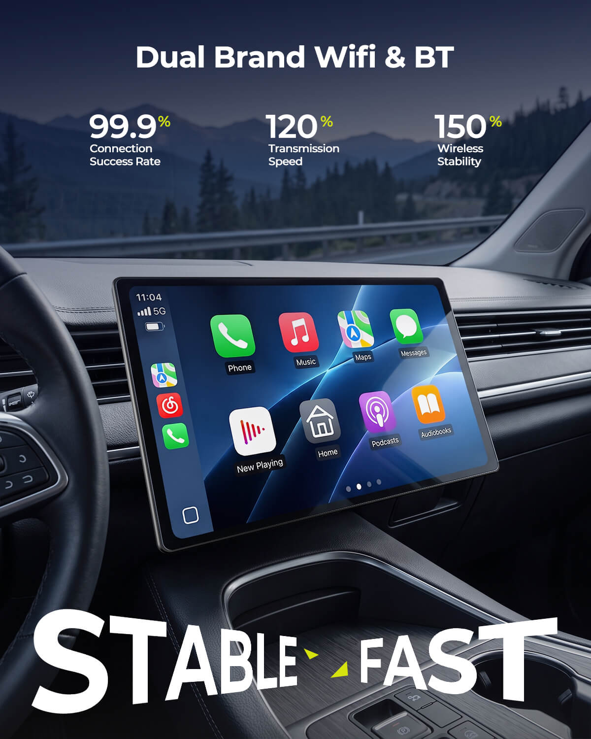 LAMTTO Carplay RC35 11 Zoll CarPlay-Display Entertainment