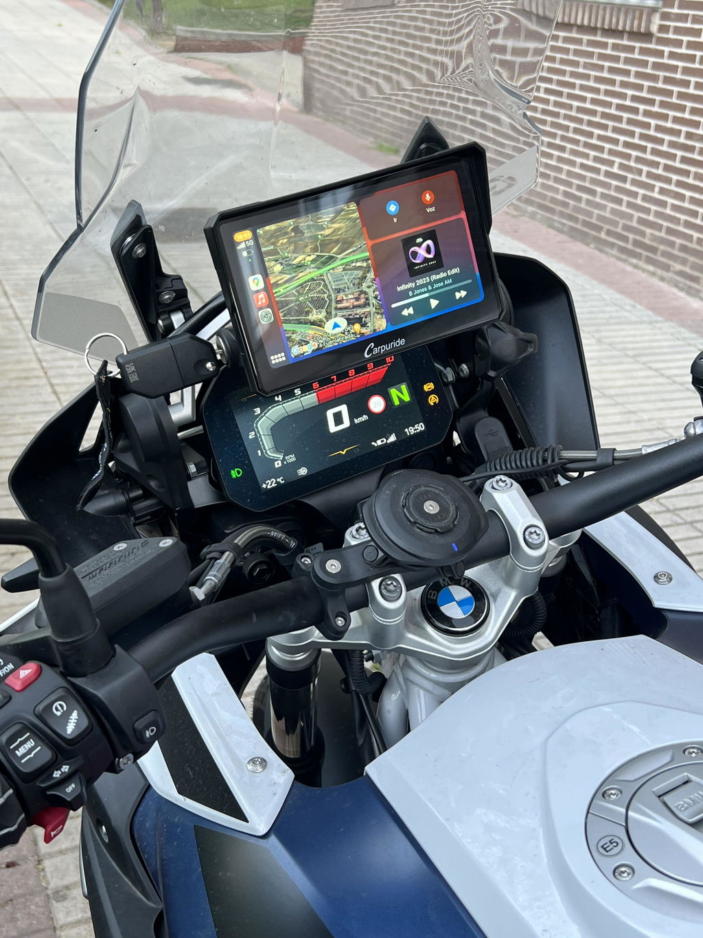Carpuride Motorrad Navigationshalterung für BMW GS