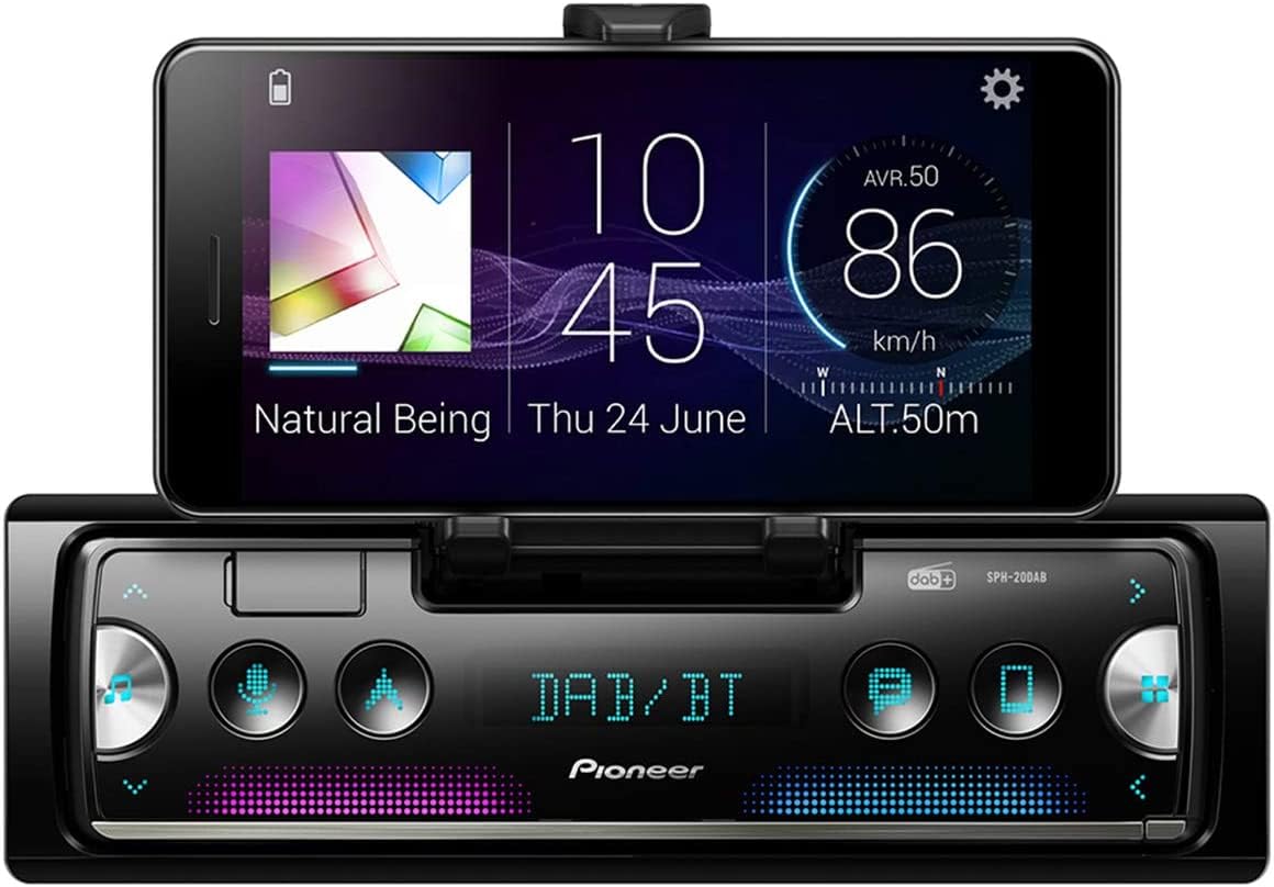 Pioneer SPH-20DAB Autoradio 1-DIN DAB+ Bluetooth USB Single