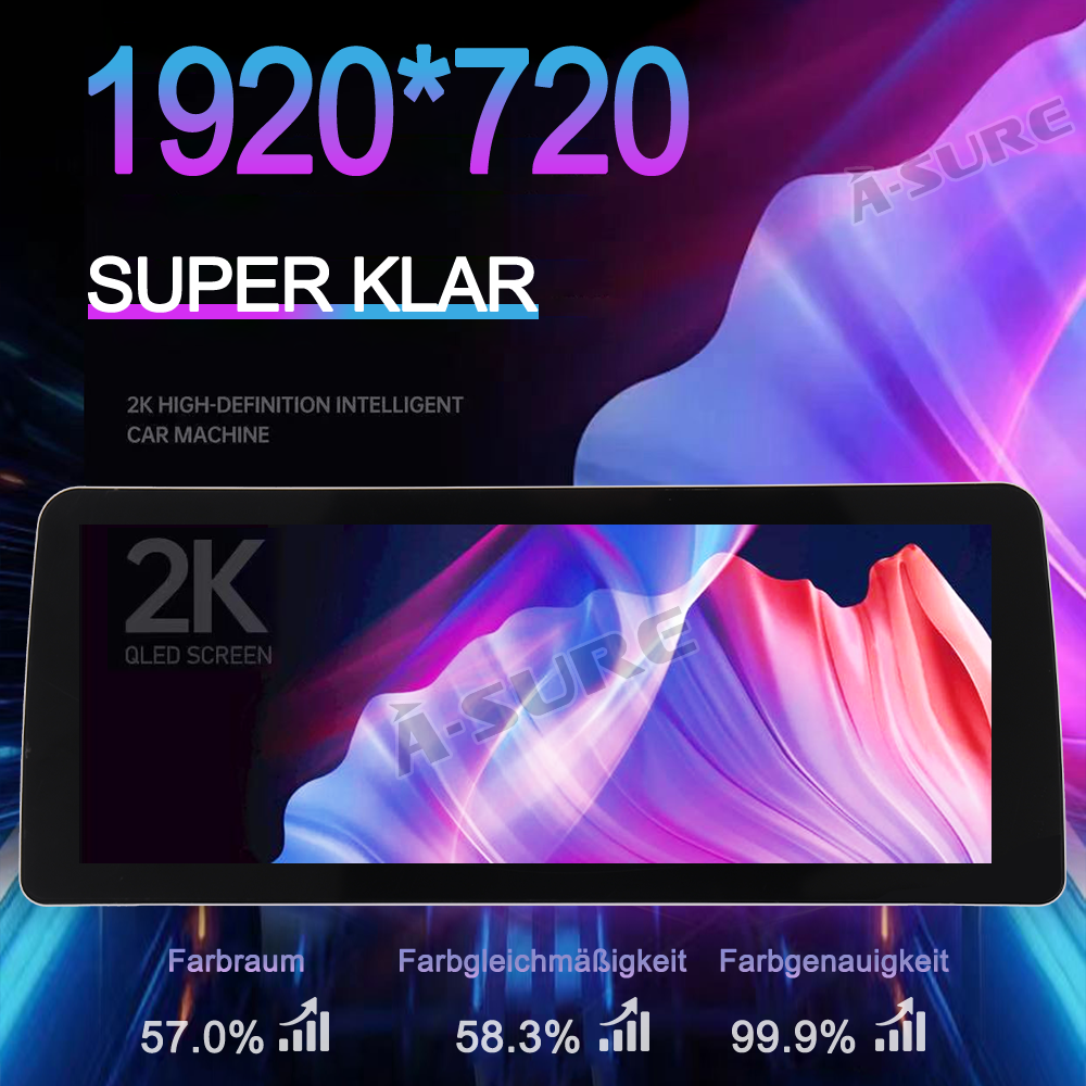 A-Sure GPS Autoradio 12,3 Zoll 4+64GB für Camaro MK5