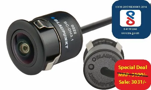 Blaupunkt DH3.1 AHD Rückfahrkamera 170° Stoßstange SD
