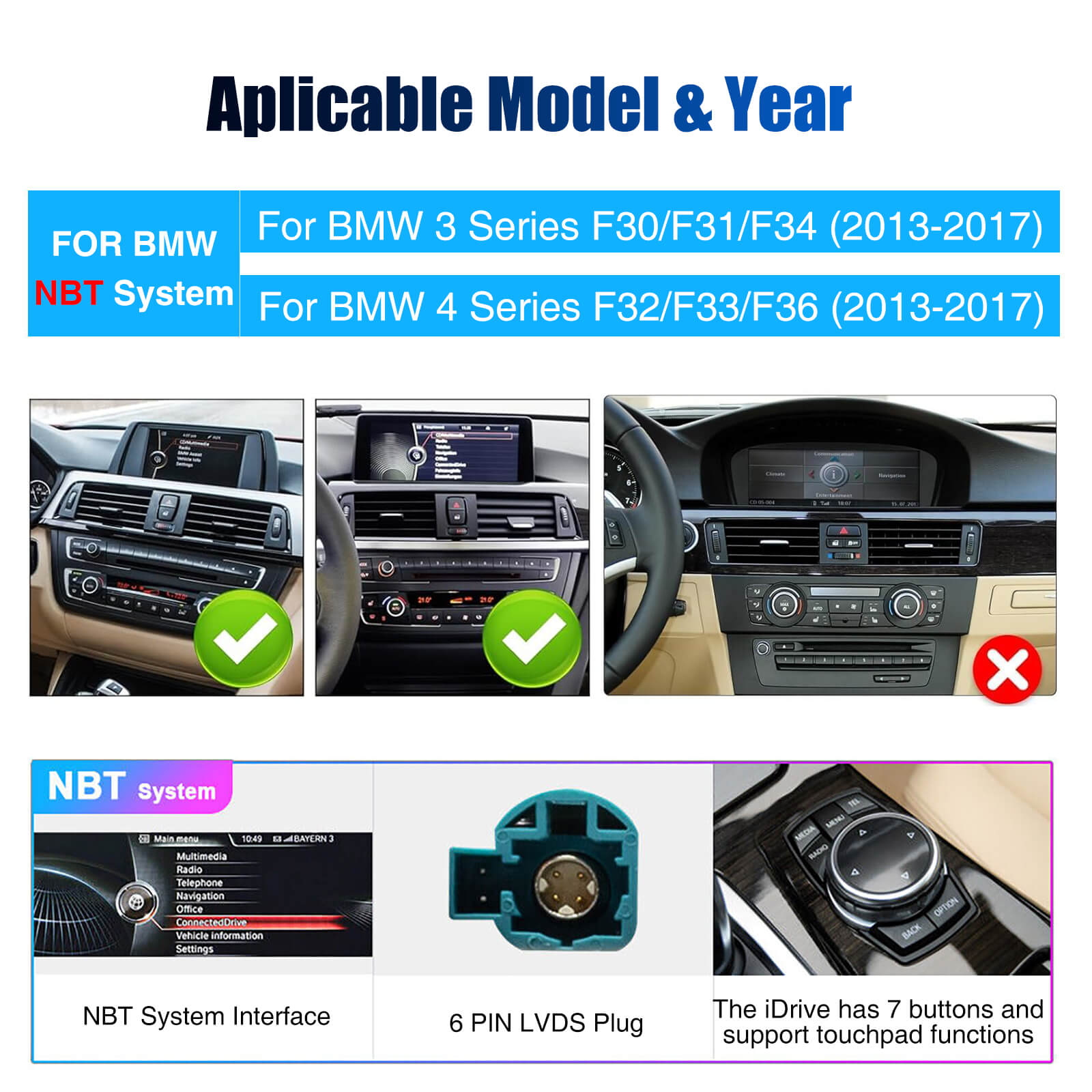 ESSGOO Car Stereo LZ0001 BMW Autoradio 10,25 Zoll Android