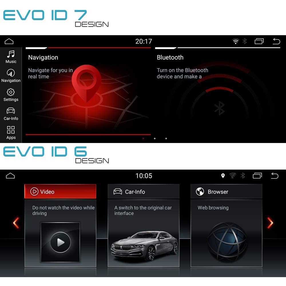 TAFFIO BMW F30 F31 10,2 Zoll CarPlay-Display Android NBT