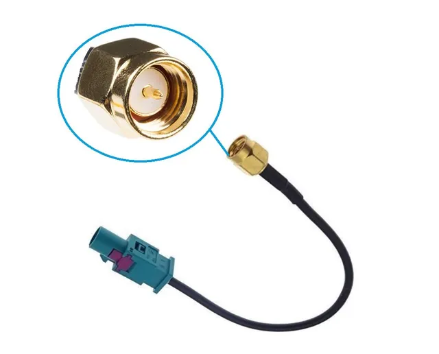 TAFFIO adaptors Fakra-SMA Antennen Adapter Kabel 15cm