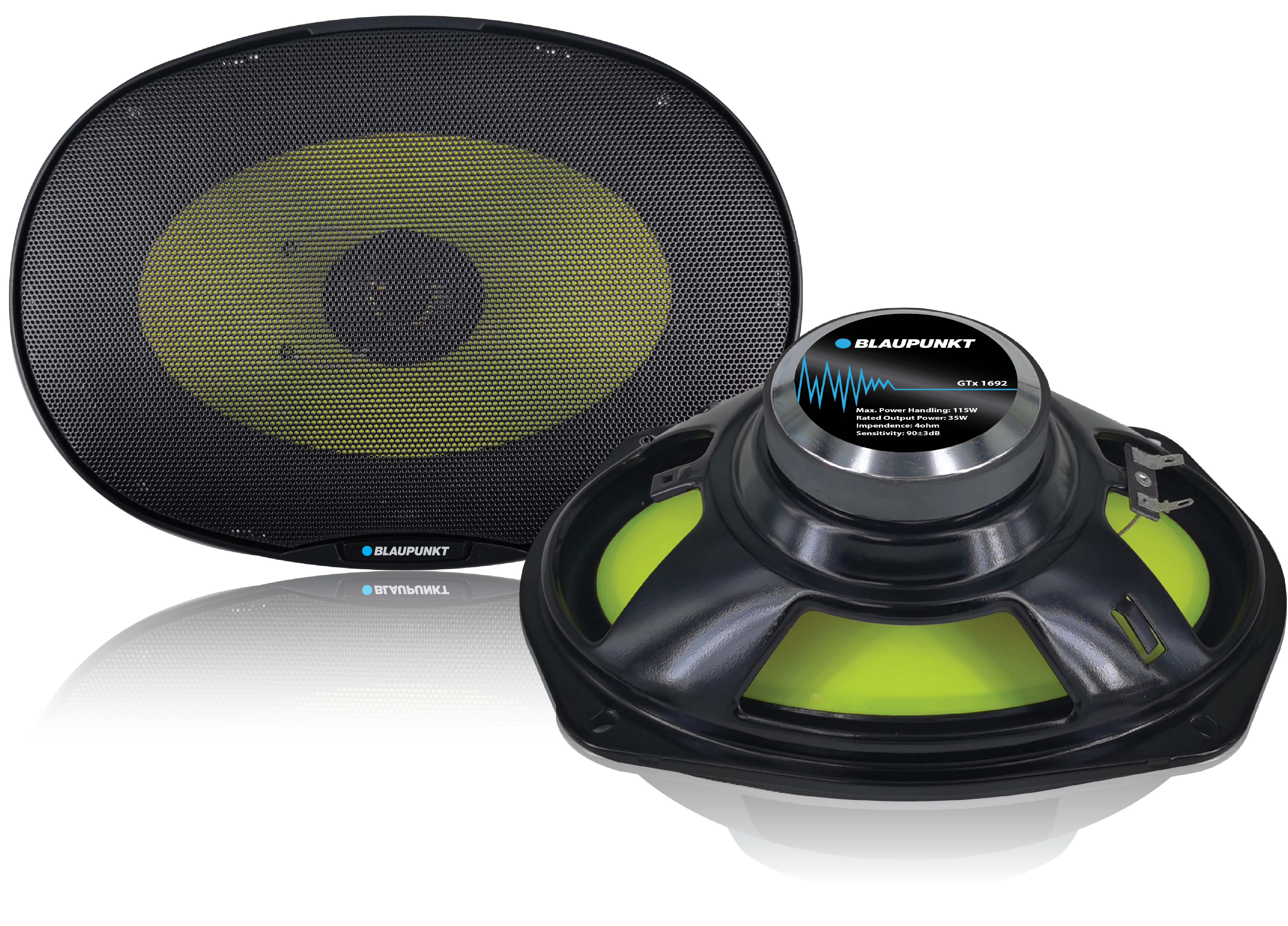 Blaupunkt GTx 1692 Lautsprecher 6x9 Zoll 115 Watt Auto