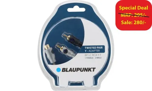 Blaupunkt BP LC RCA Y-Adapter Cinch 1x Female 2x Male