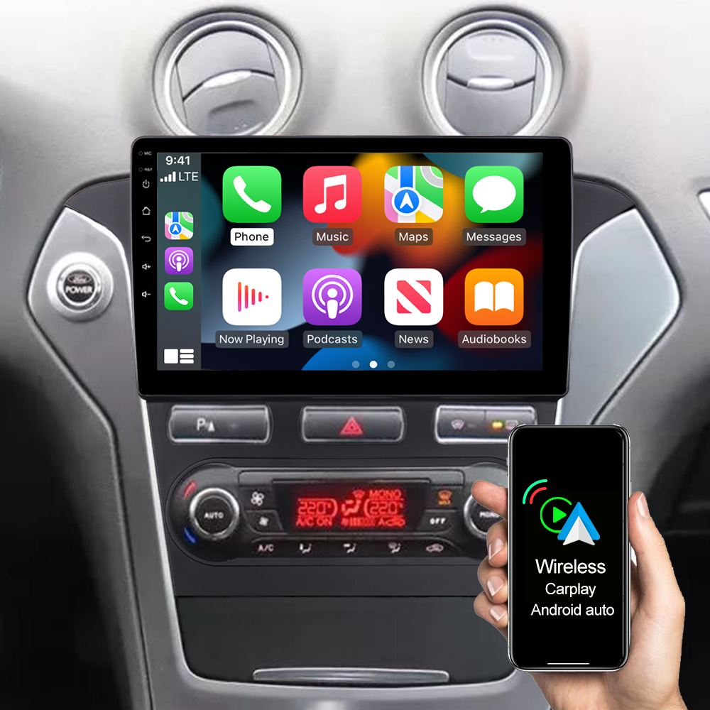 A-Sure GPS car radios Ford Mondeo 10,1 Zoll Autoradio CarPlay