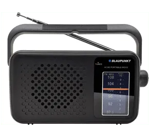 Blaupunkt PR8BK FM Radio tragbar schwarz batteriebetrieben