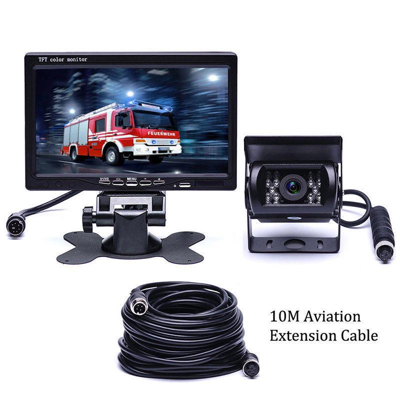 ESSGOO Accessories 7 Zoll LCD Monitor 1 Monitor mit 2 Kameras