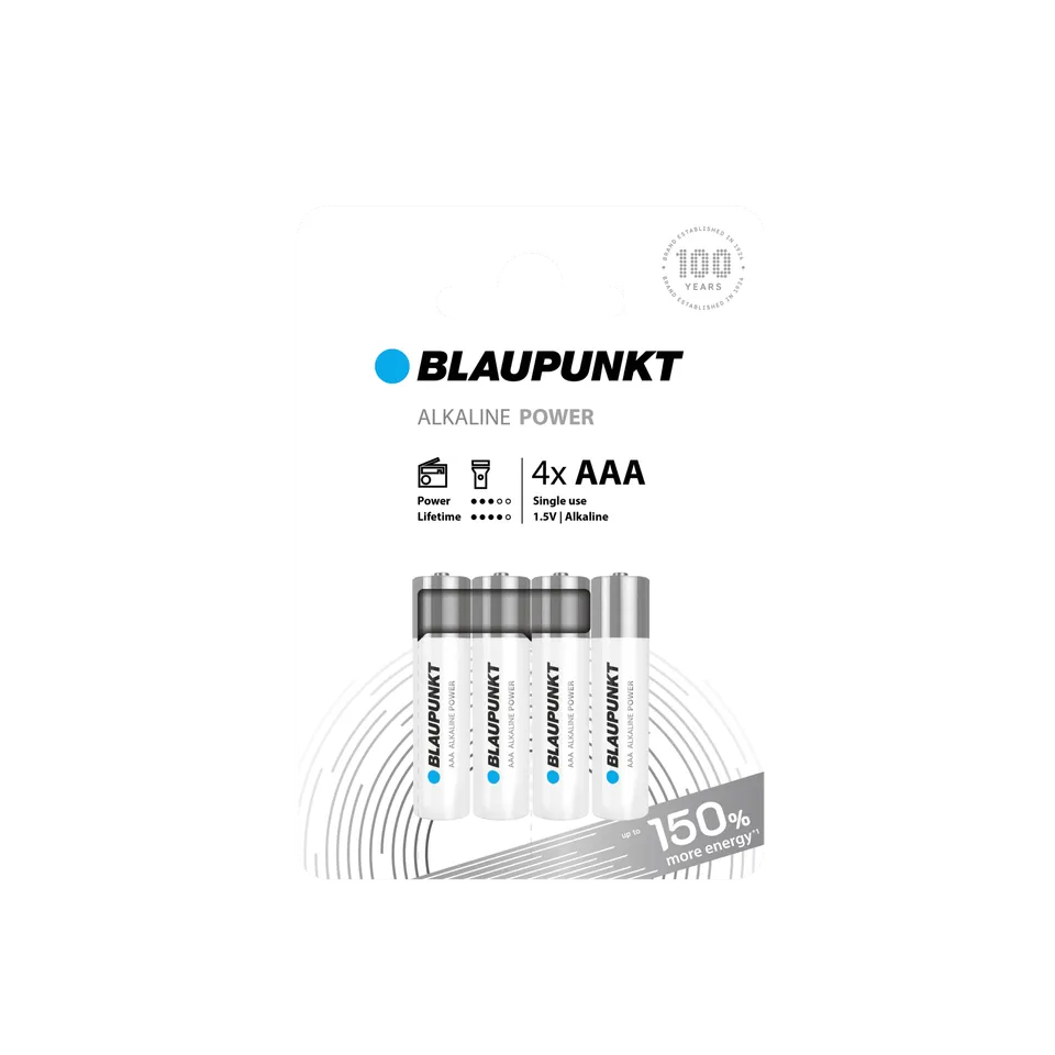 Blaupunkt Alkaline Power AAA Batterien Mikro 1,5V