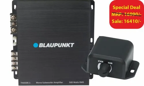 Blaupunkt THA 500.1 Mono Endstufe mit Bassregler Auto