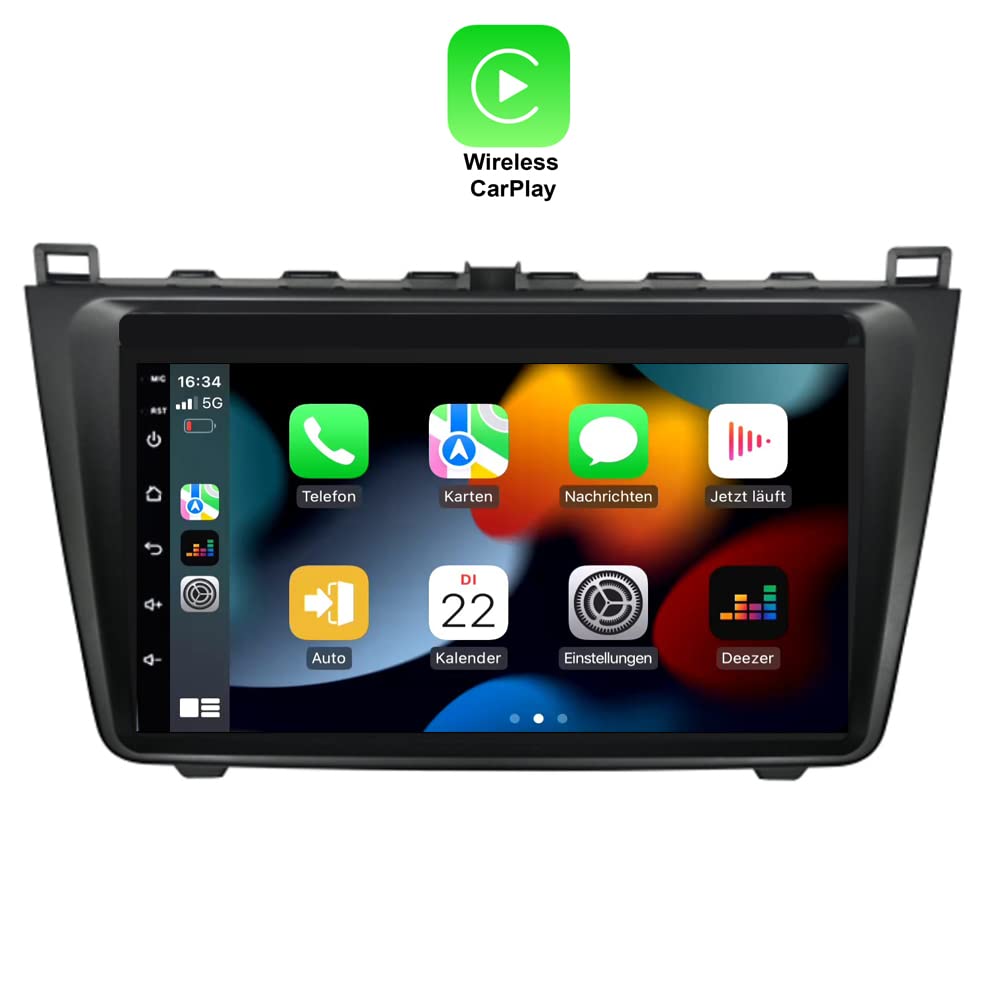TAFFIO Mazda 6 Autoradio 9 Zoll Android Touchscreen Navigation