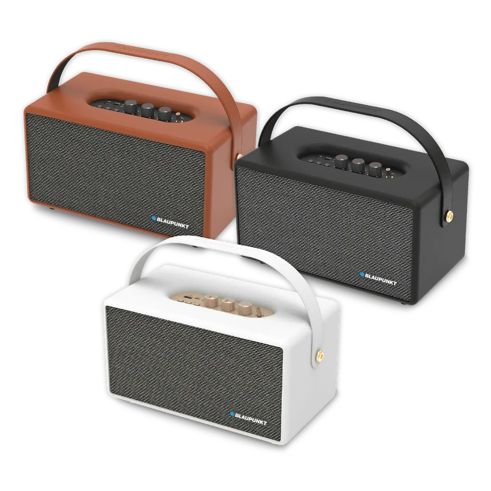 Blaupunkt Classic Bluetooth-Lautsprecher HiFi Akku