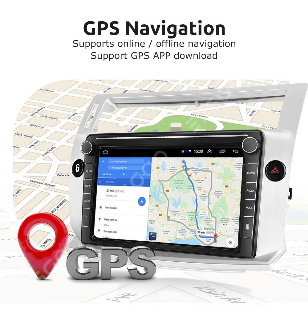 ESSGOO Car Stereo Citroen C4 Autoradio 2G 32G Carplay