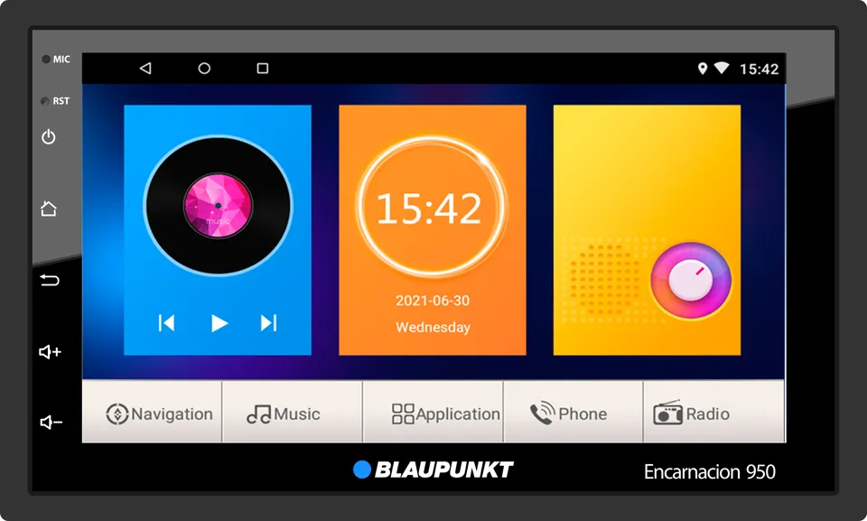 Blaupunkt Encarnacion 950 Autoradio 7" Android GPS WiFi BT