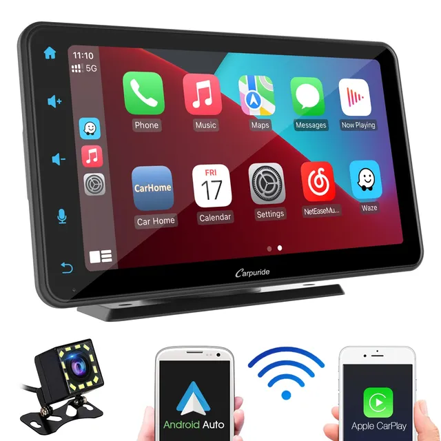 Carpuride Car Smart Stereo W707 CarPlay-Display Kamera