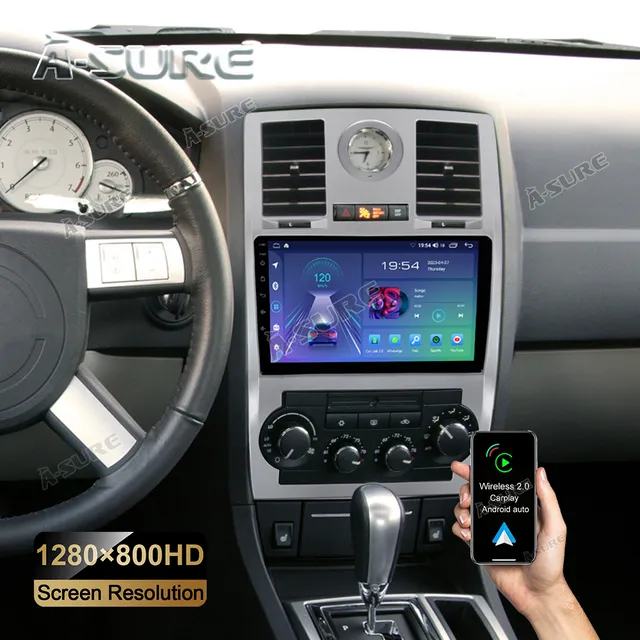 A-Sure GPS Autoradio 9 Zoll für Chrysler 300 300C 32GB