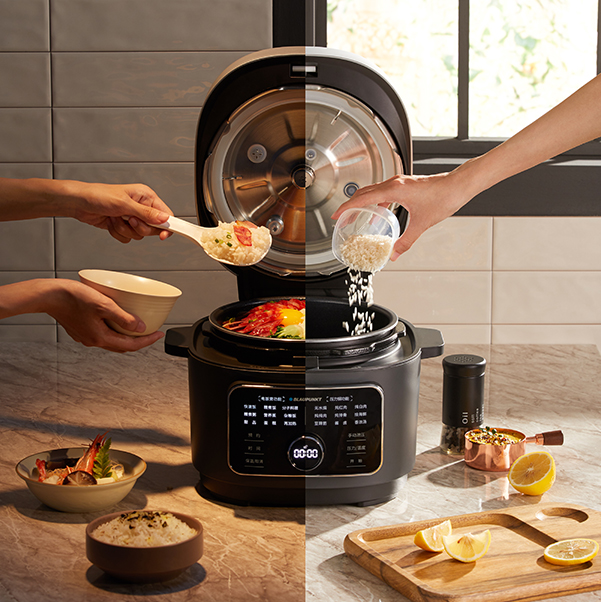 Blaupunkt BP-FB02 Elektro Druckkochtopf 2 in 1