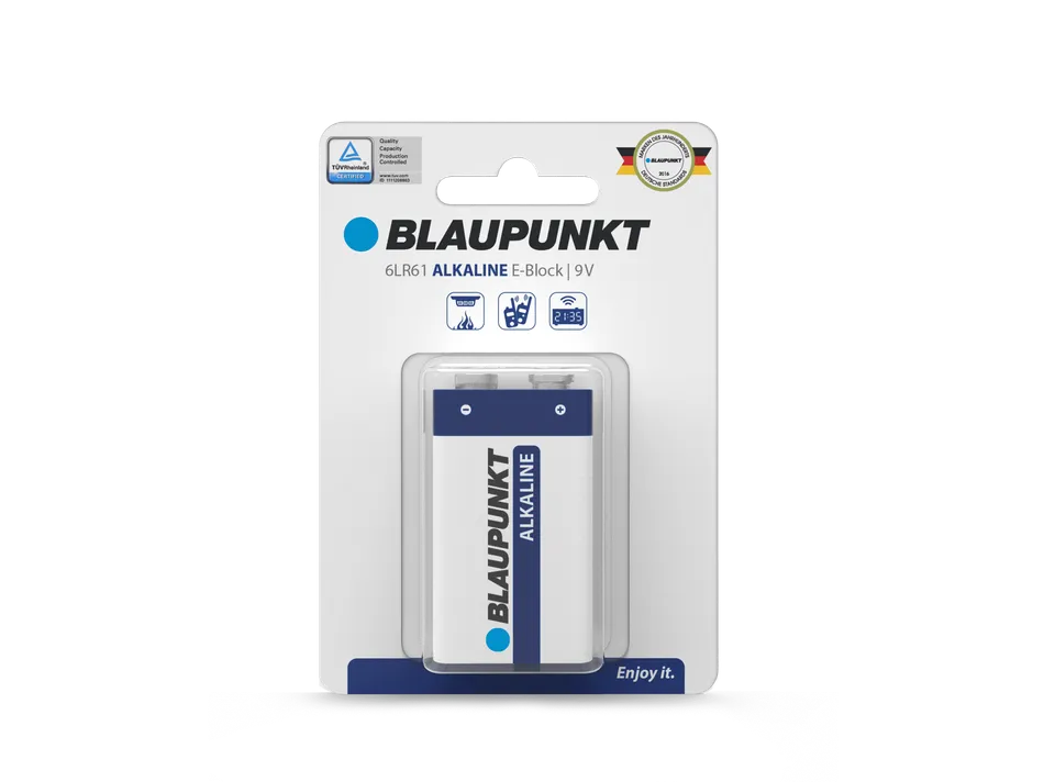 Blaupunkt 6LR61 Alkaline Batterie 9V Block