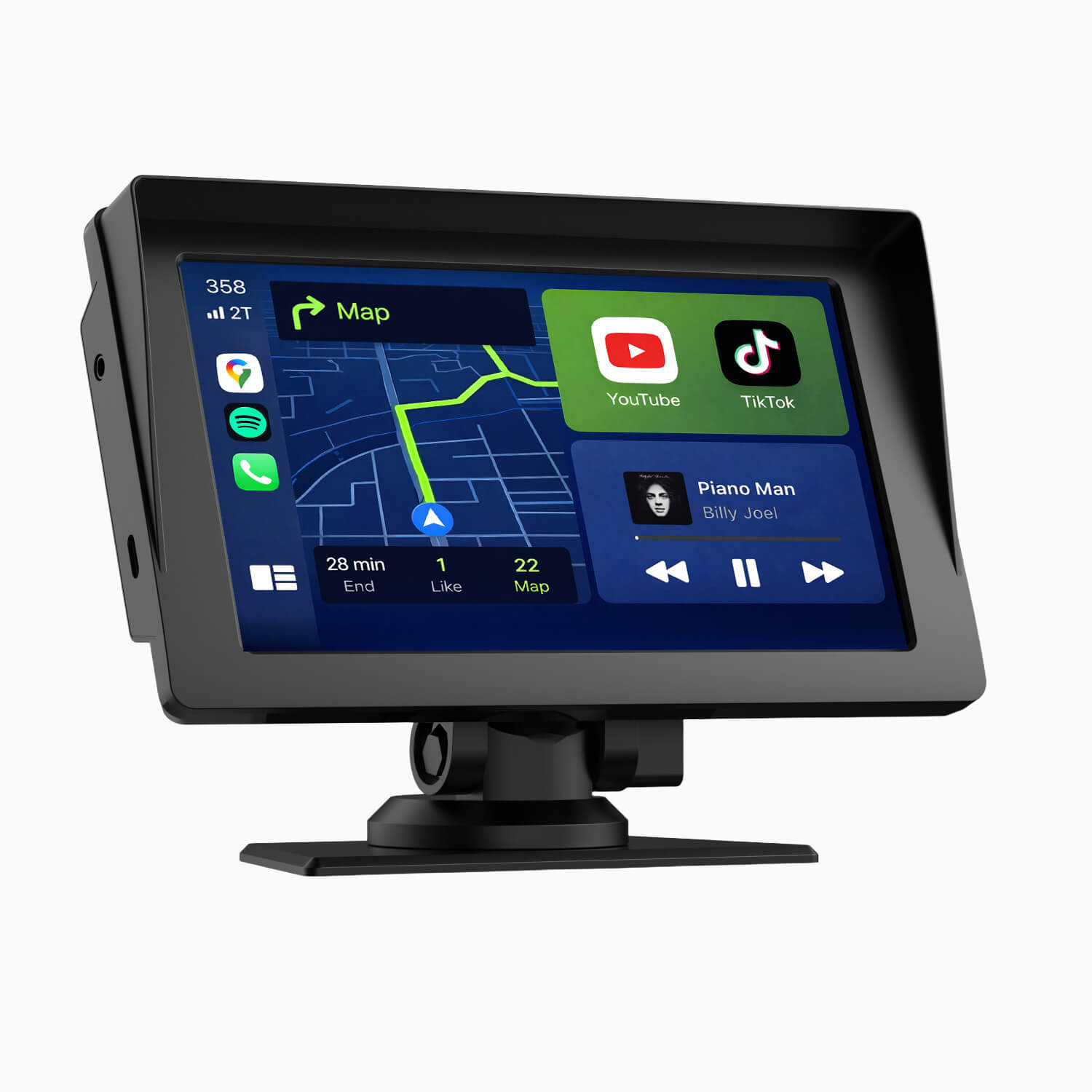 LAMTTO Carplay RC04 7 Zoll Display Wireless + Rückfahrkamera