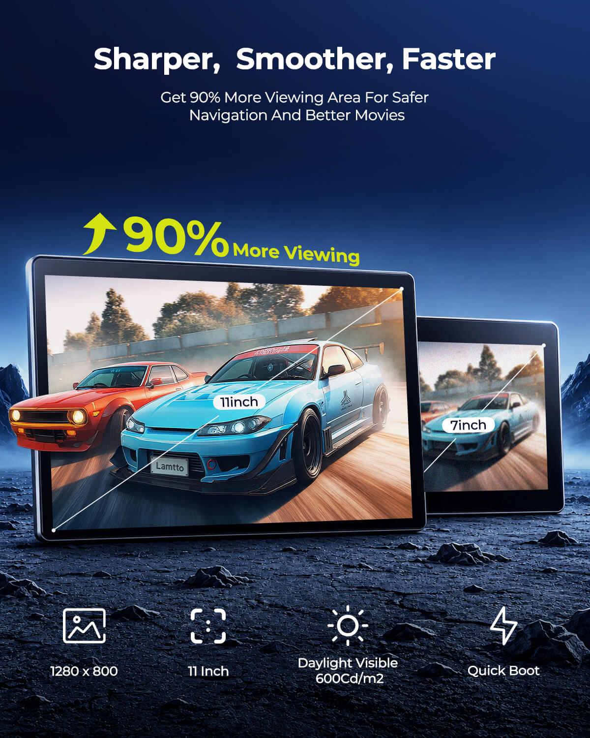 LAMTTO Carplay RC35 11 Zoll CarPlay-Display Entertainment