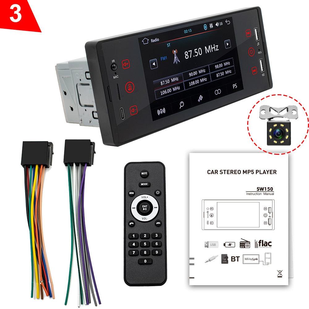 ESSGOO Smart Autoradio 1 DIN 5 Zoll MirrorLink BT
