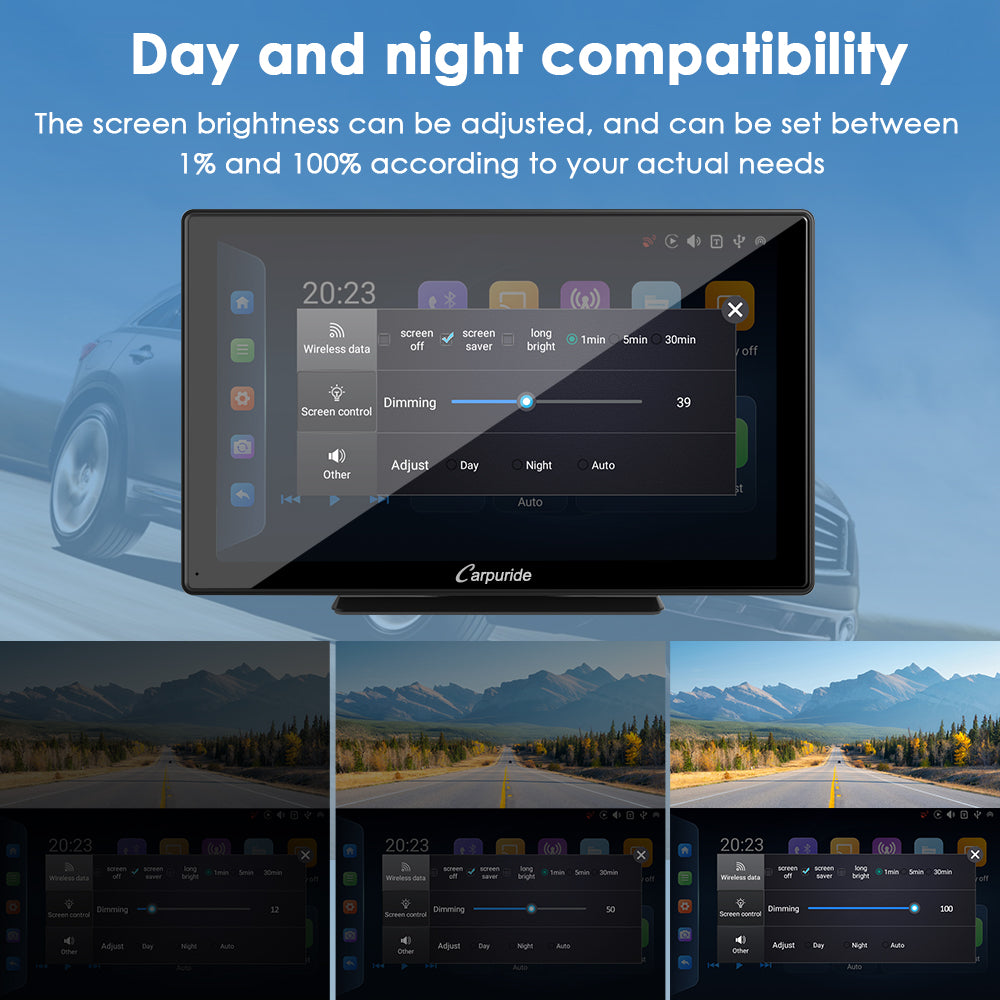 Carpuride Car Smart Stereo W901 Plus CarPlay-Display 9 Zoll