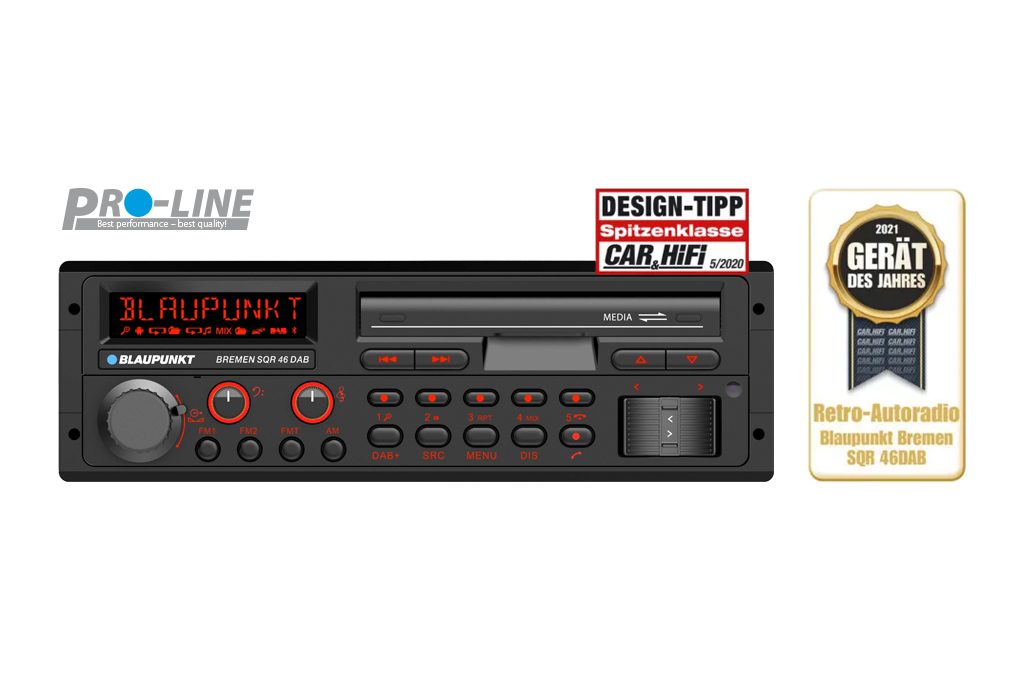 Blaupunkt Bremen SQR 46 DAB Retro Autoradio 1-DIN