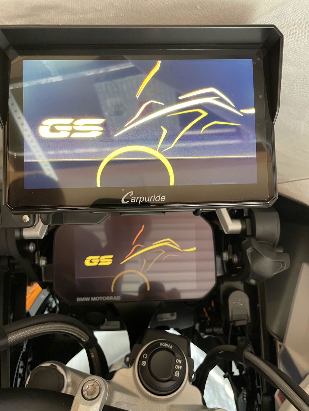Carpuride W702B Pro Motorrad Display 7 Zoll IP67