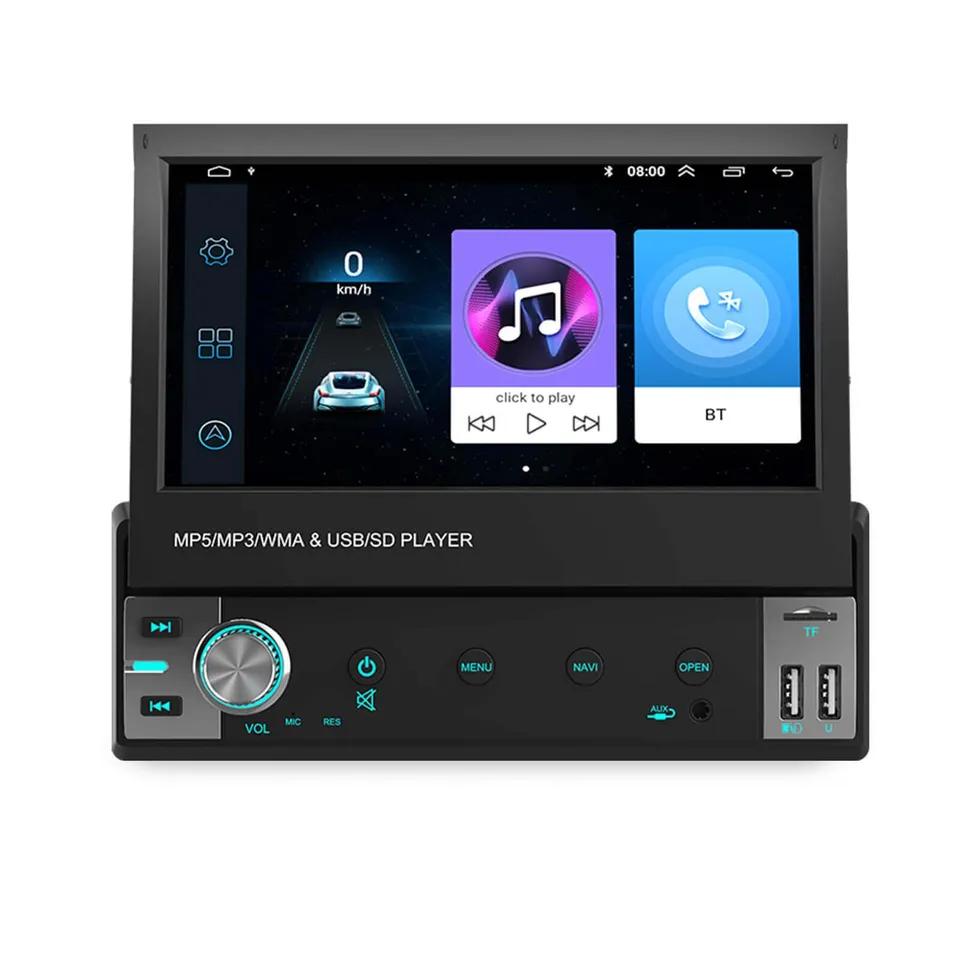 ESSGOO AS7001 Single DIN Autoradio 7 Zoll Touchscreen Kamera