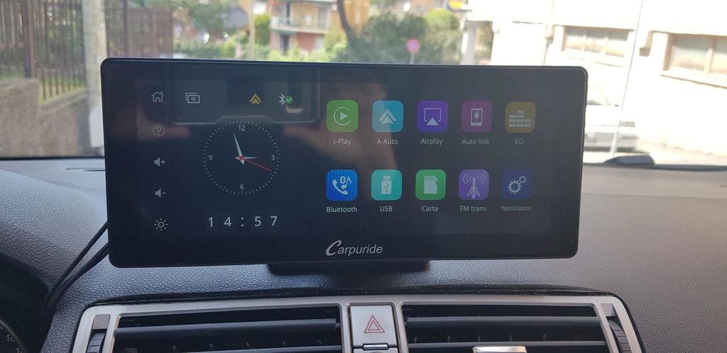 Carpuride W103 CarPlay-Display 10,3 Zoll mit Rückfahrkamera