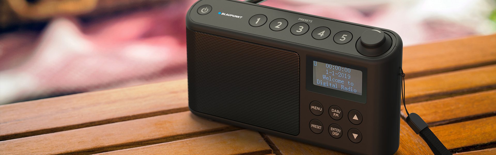 Blaupunkt Car Multimedia BR-70DABB tragbares Radio DAB+ Akku