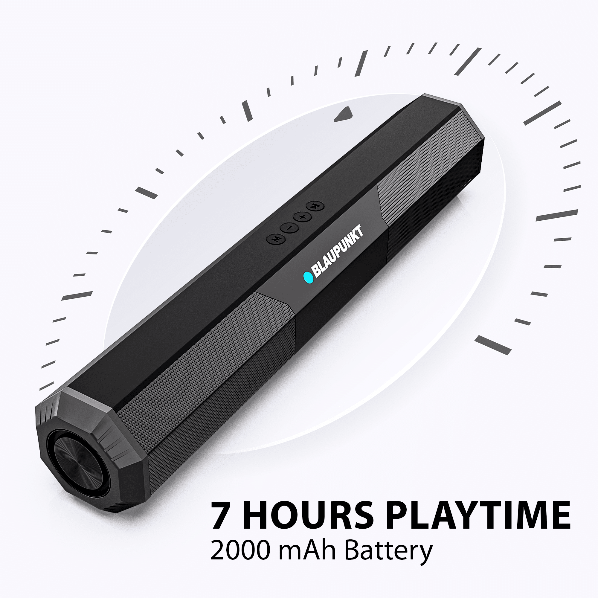 Blaupunkt SBA20+ Soundbar 20 W Bluetooth Aux schwarz