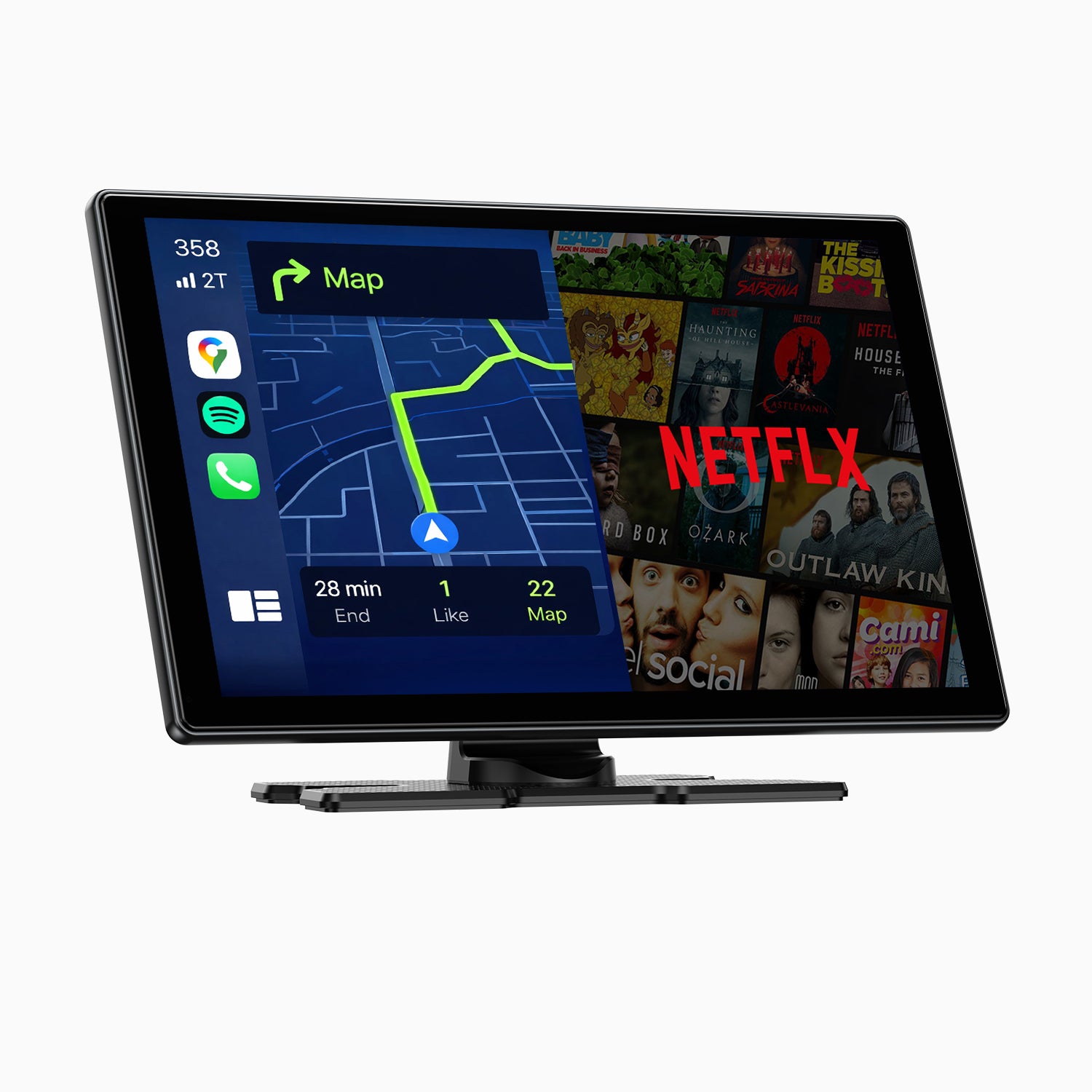 LAMTTO Carplay RC30 9 Zoll CarPlay-Display Netflix Kamera