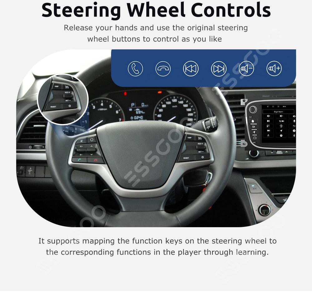 ESSGOO Car Stereo 7 Zoll Android Autoradio Ford Focus