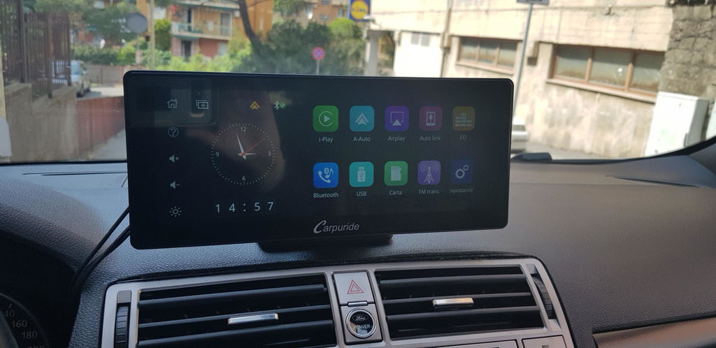 Carpuride W103 CarPlay-Display 10,3 Zoll mit Rückfahrkamera
