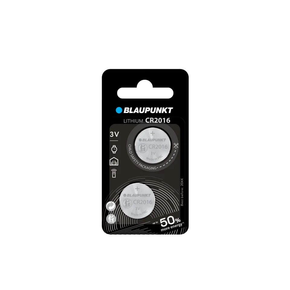 Blaupunkt CR2016 Lithium-Knopfzelle 3V
