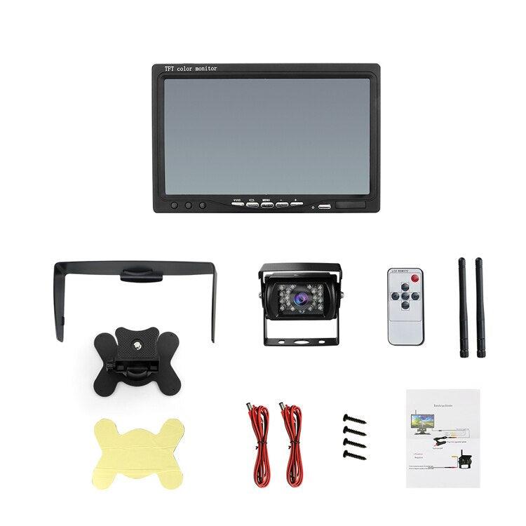 ESSGOO Accessories Funk Rückfahrkamera LKW Einparkhilfe Set
