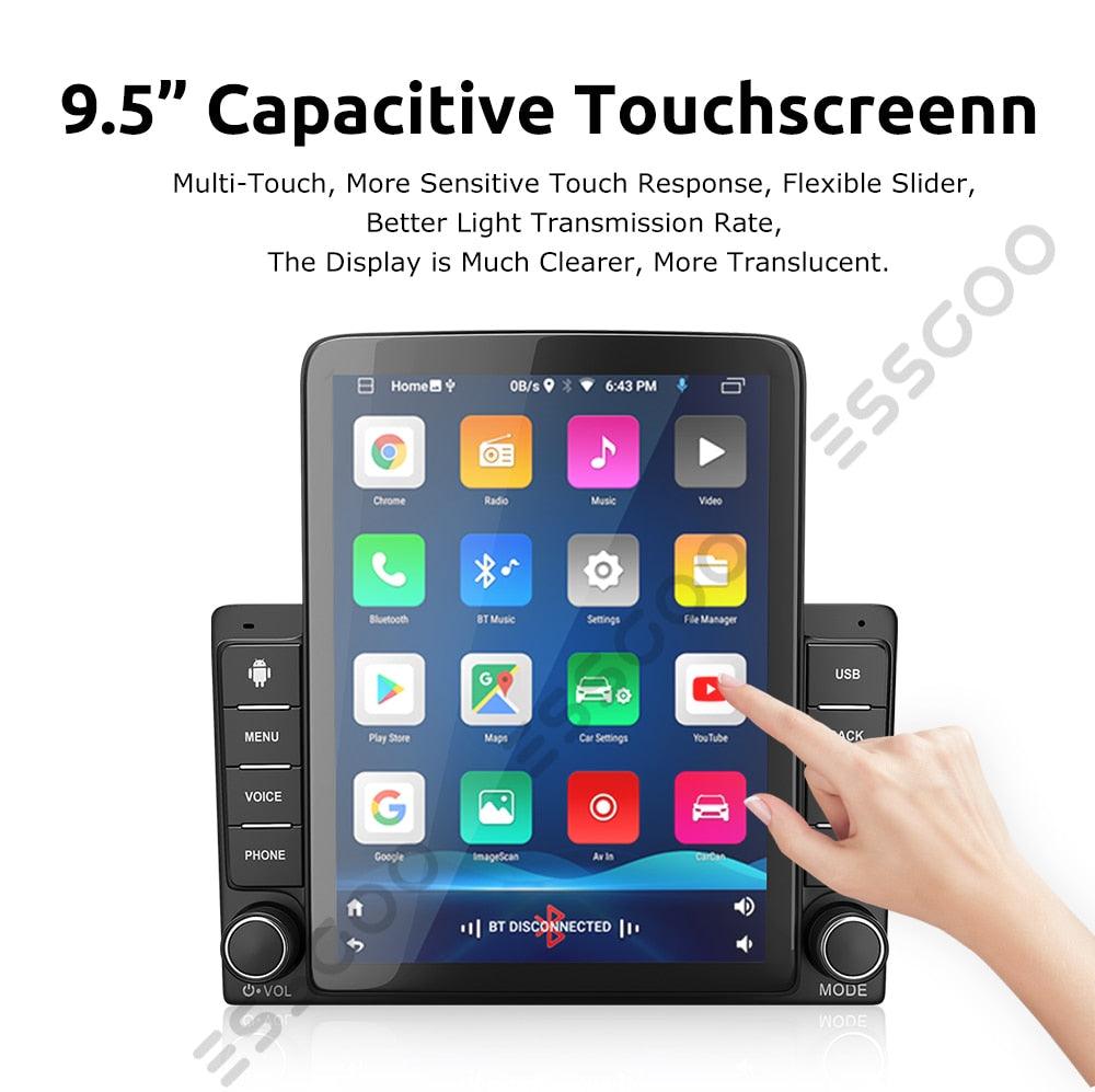 ESSGOO Car Stereo 9,5 Zoll 2-DIN Autoradio Android Standard
