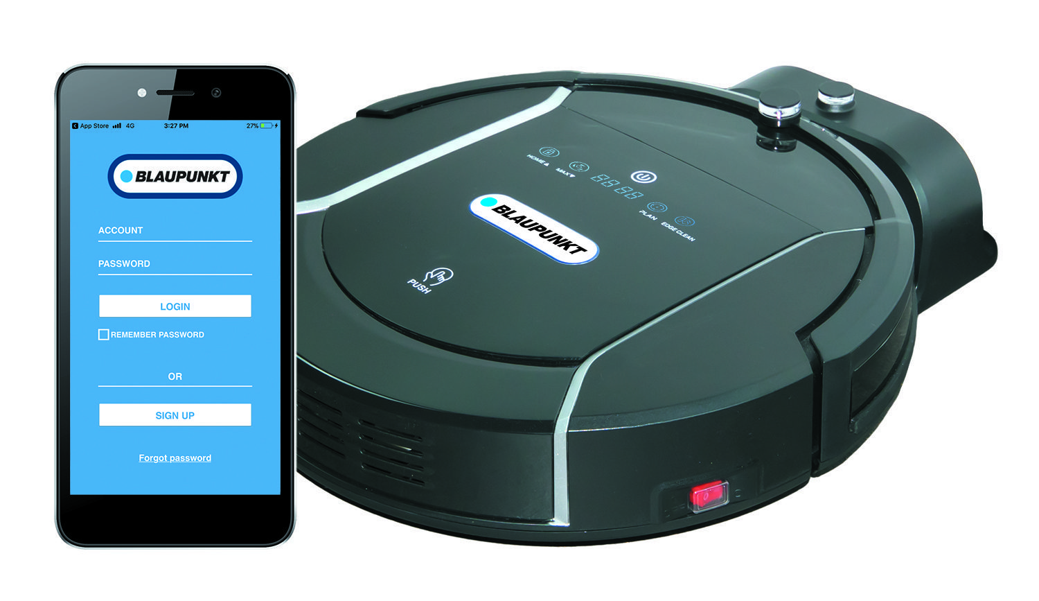 Blaupunkt Bluebot XSmart BPK-VCBB1XS Saugroboter mit Wischfunktion