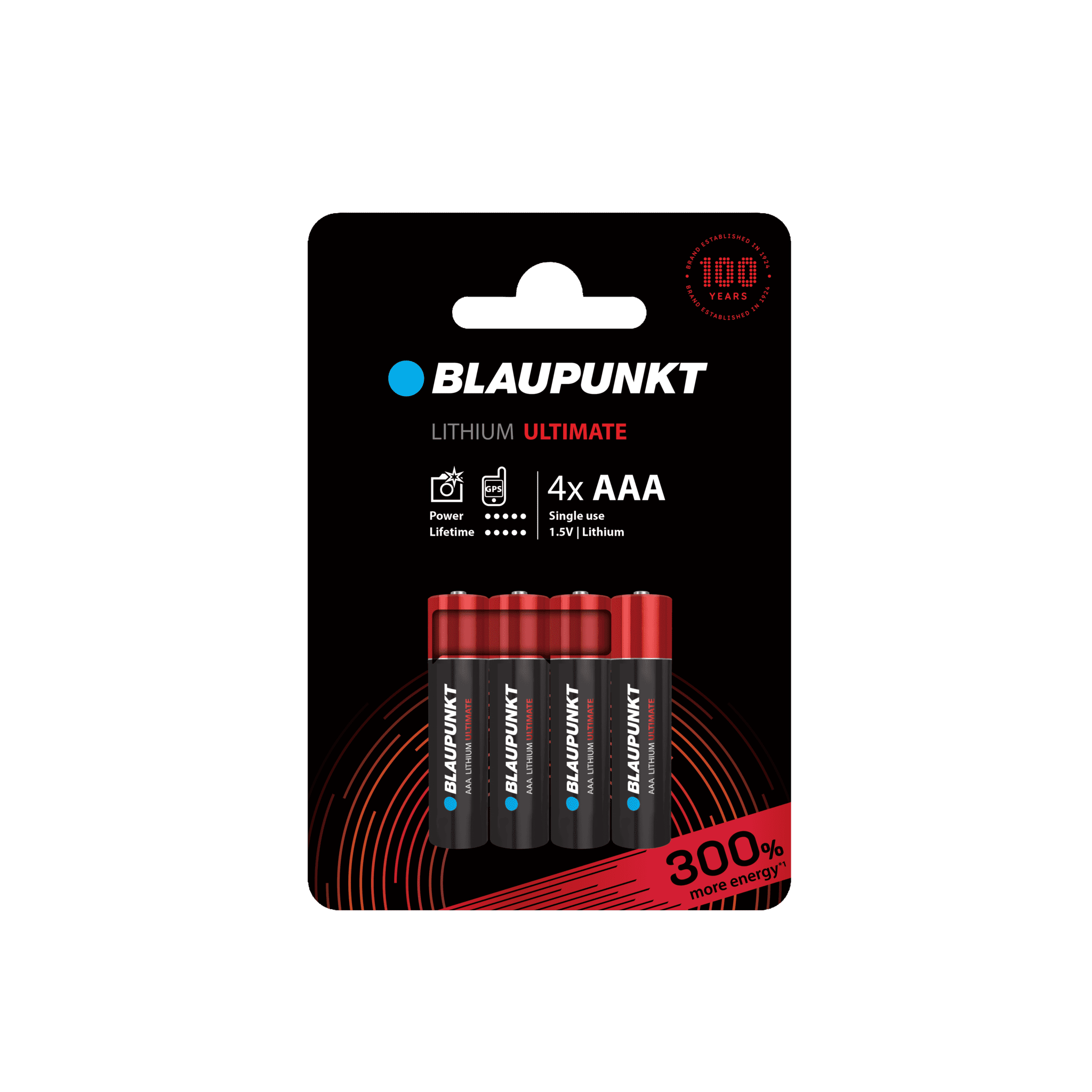 Blaupunkt Lithium Ultimate AAA Batterien Micro langlebig