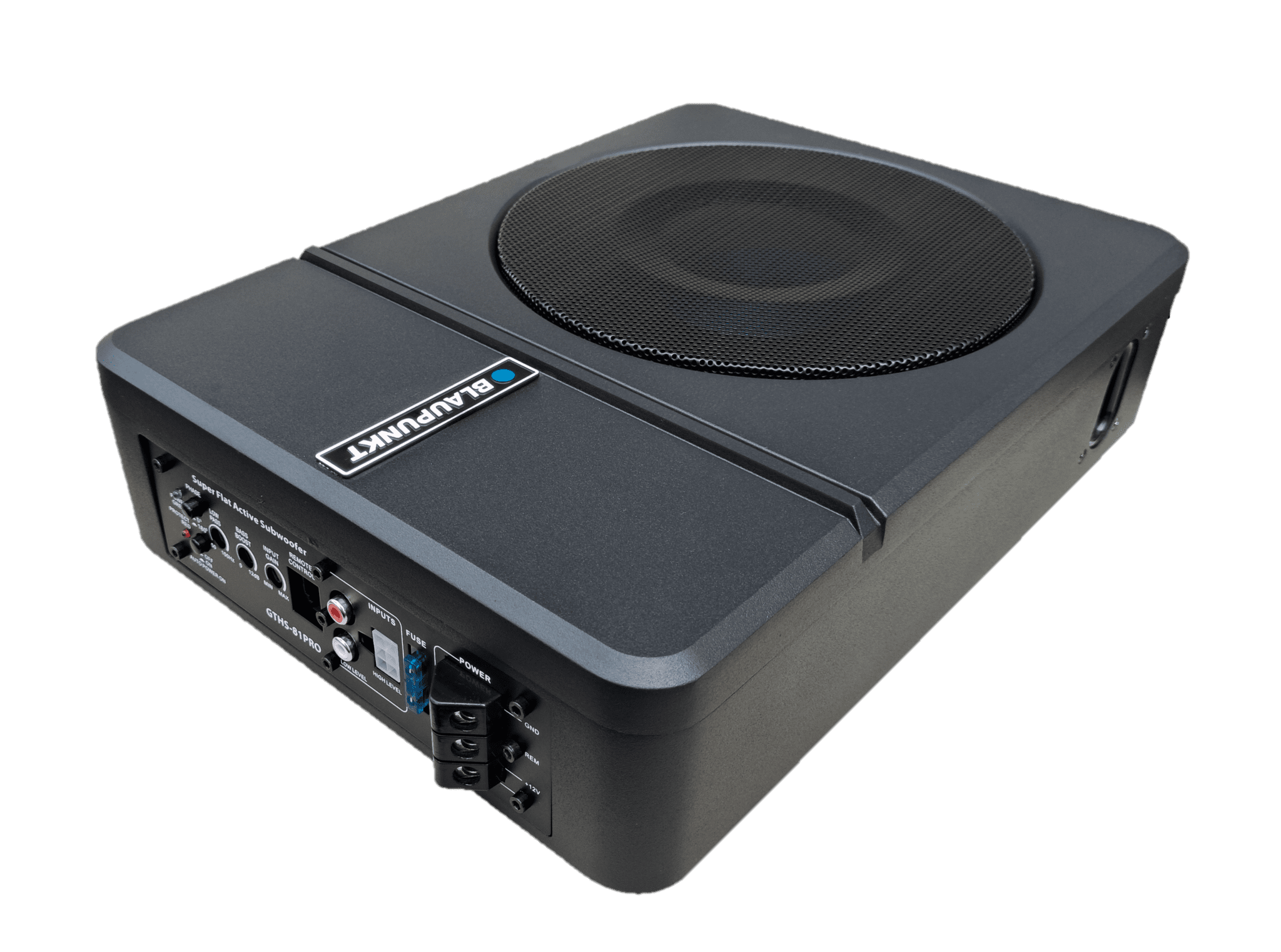 Blaupunkt GTHS-81PRO Aktiv-Subwoofer Auto mit Verstärker