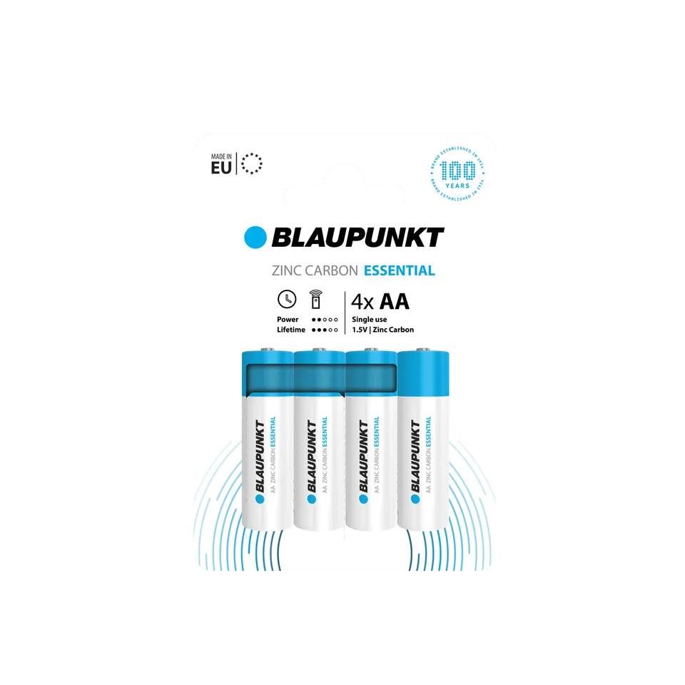 Blaupunkt Zinc Carbon Essential AA Batterie Zink-Kohle Fernbedienung