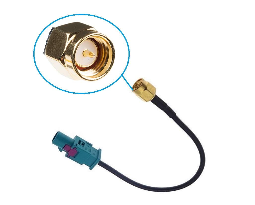 TAFFIO adaptors Fakra-SMA Antennen Adapter Kabel 15cm