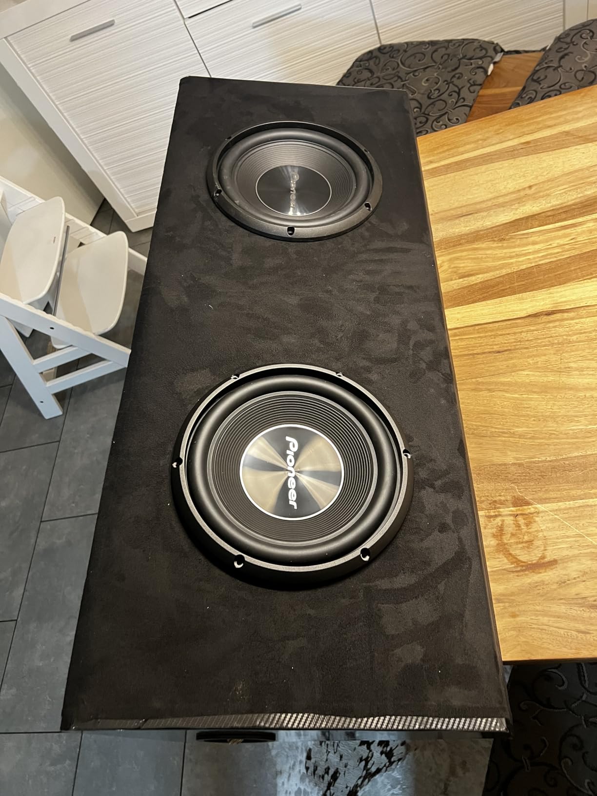 Pioneer TS-A Subwoofer TS-A250S4 25 cm 1300 W Schwarz