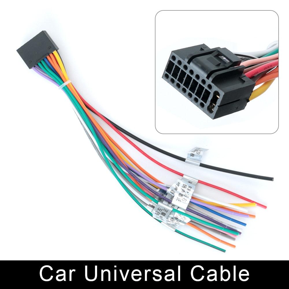 ESSGOO ISO Kabel Universal Autoradio Zubehör Kupfer 12V