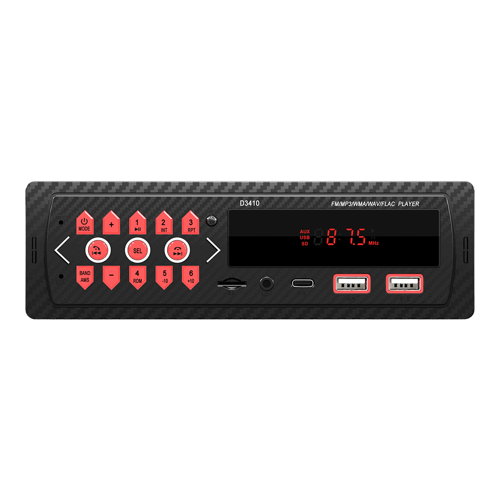 ESSGOO Car Stereo D3410 1 DIN Autoradio MP3 FM USB